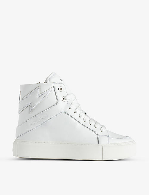 ZADIG&VOLTAIRE: High Flash leather high-top trainers
