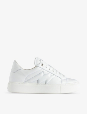 ZADIG&VOLTAIRE: La Flash chunky-sole low-top leather trainers
