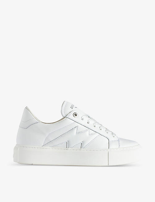 ZADIG&VOLTAIRE: La Flash chunky-sole low-top leather trainers