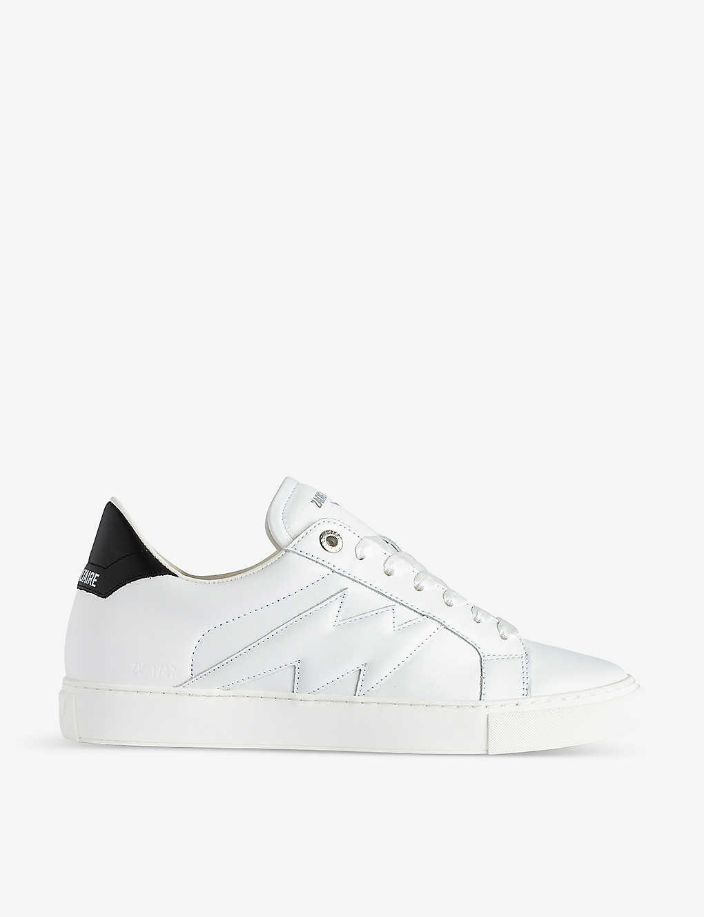 Zadig & Voltaire La Flash Low-top Sneakers In White