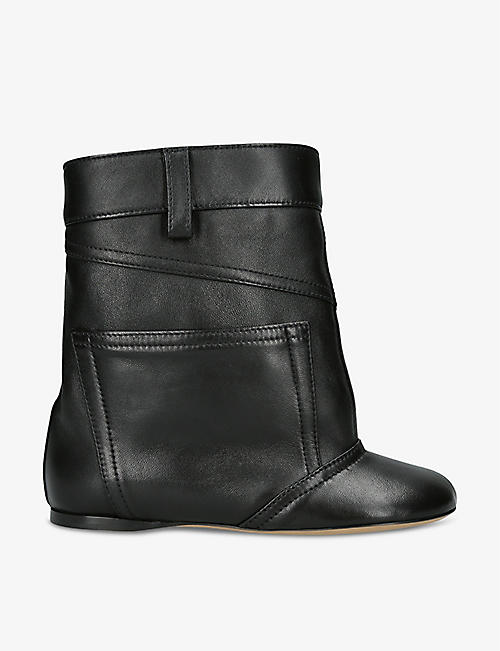 LOEWE: Toy trouser-design leather ankle boots