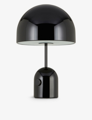 TOM DIXON: Bell Collection stainless-steel table lamp 44cm