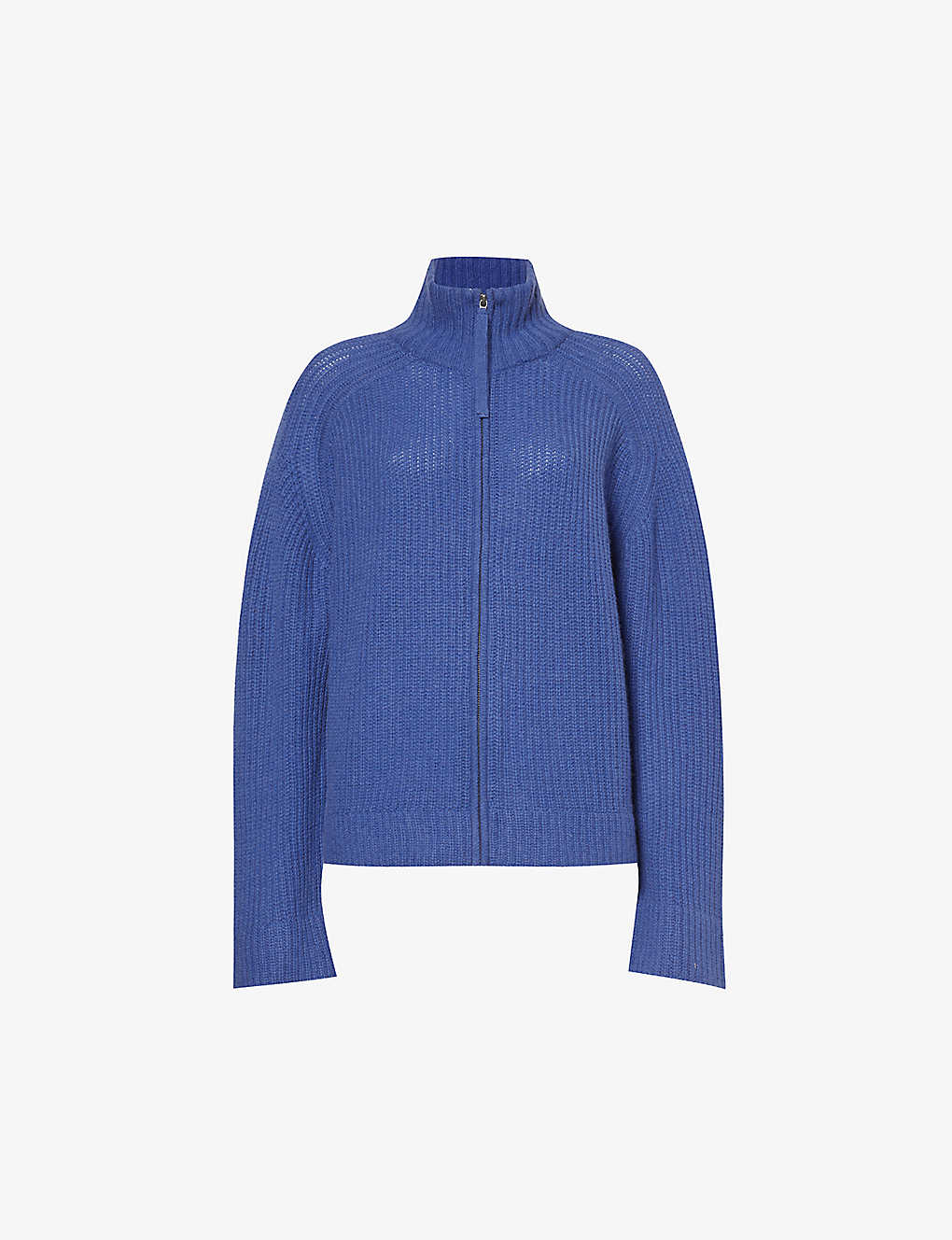 360cashmere 360 Cashmere Womens Cobalt Chloe Half-zip Wool And Cashmere-blend Knitted Jumper