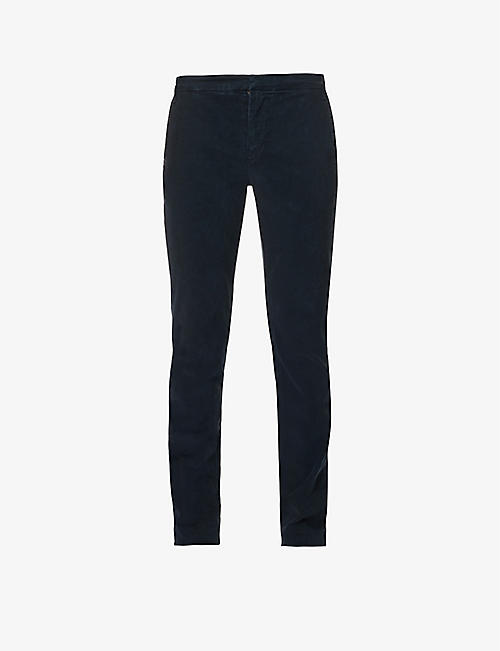 FRAME: Slim-fit tapered-leg stretch-woven chino trousers