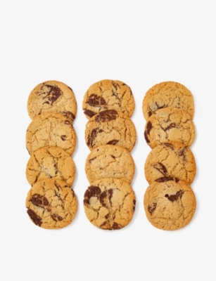 BLONDIES KITCHEN: Nana dark chocolate and banana vegan cookies pack of 12