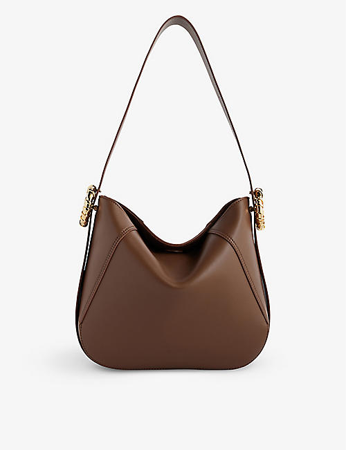 LANVIN: Melodie leather hobo bag