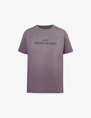 Maison Margiela Sophisticated T-shirt With Unique Design And High-quality Craftsmanship In Purple