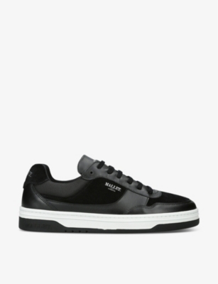 Shop Mallet Men's Black Bennet Suede Low-top Trainers