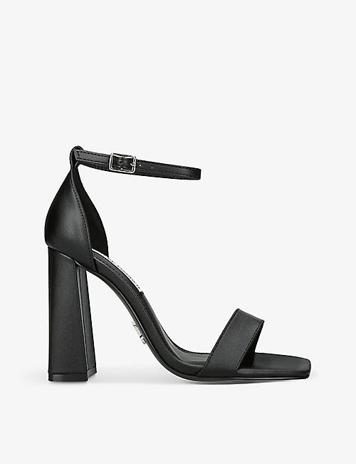 STEVE MADDEN: Airy square-toe leather sandals