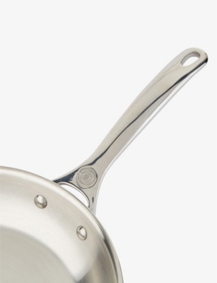 Le Creuset Signature Stainless Steel Uncoated Shallow Frying Pan