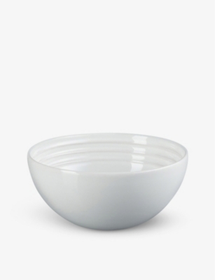 Le Creuset White Stoneware Snack Bowl