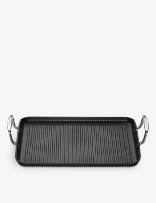 Le Creuset Toughened Non-stick Ribbed Rectangular Grill 35cm X 25cm