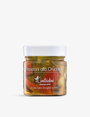 I CONTADINI: Marinated peppers in oil 230g