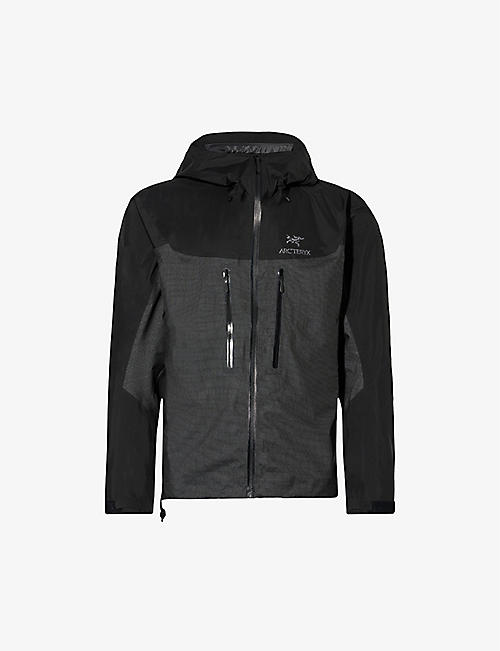 ARCTERYX: Alpha brand-print regular-fit shell jacket