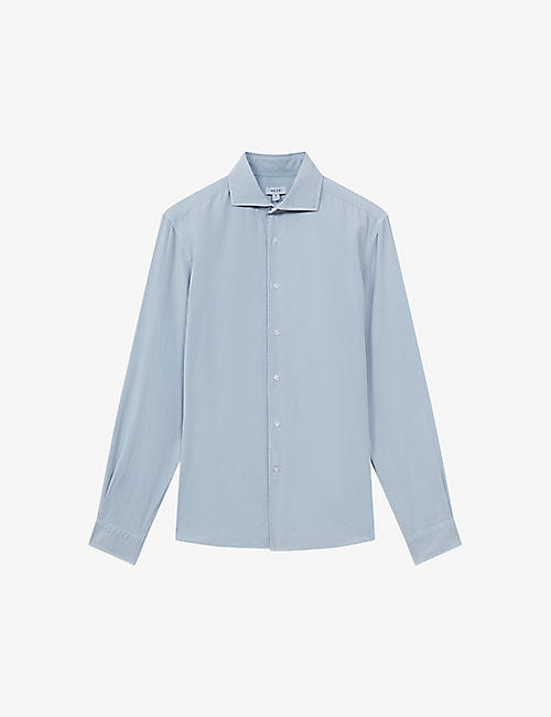REISS: Vincy classic-fit cotton shirt