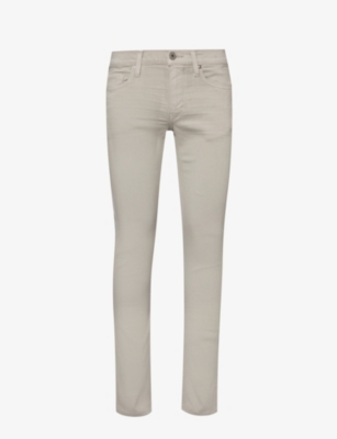 PAIGE: Lennox slim-fit tapered-leg woven jeans