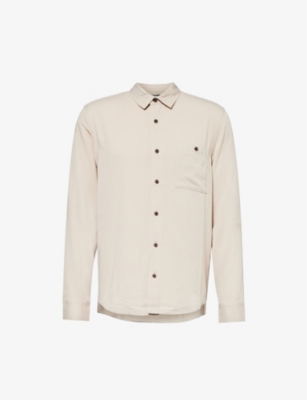 PAIGE: Wardin chest-pocket woven shirt