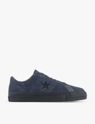 One star converse outlet suede