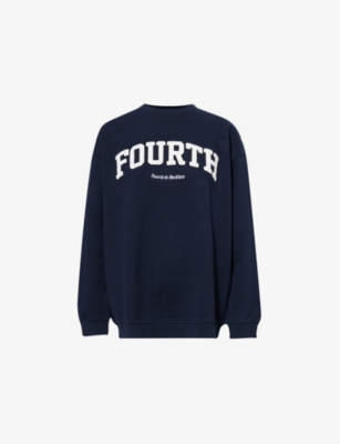 4TH & RECKLESS: Fourth cotton-jersey sweatshirt