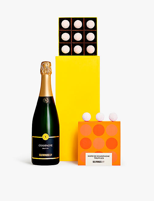 SELFRIDGES SELECTION: The Champagne and Chocolate gift box - 3 items included