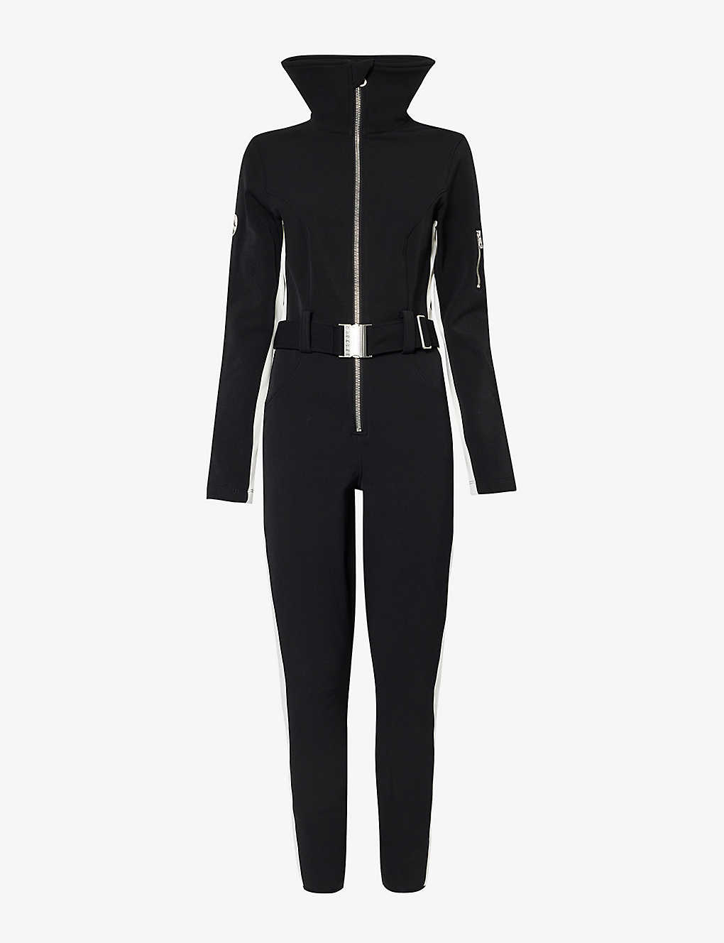Cordova Womens Onyx High-neck Slim-fit Stretch-woven Ski Suit In Black