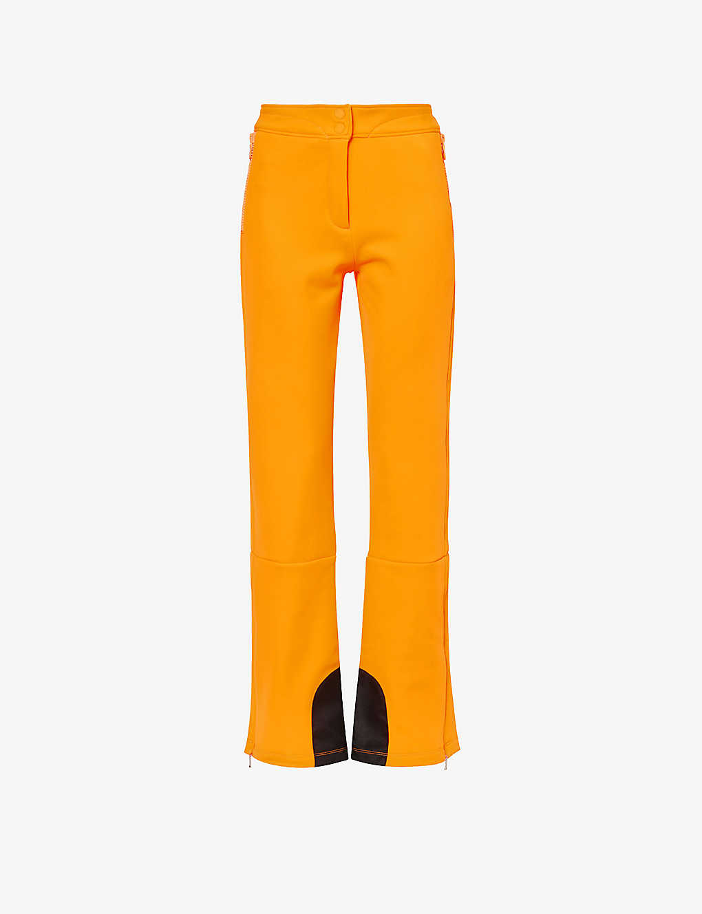 Shop Cordova Women's Ember Bormio Straight-leg Mid-rise Stretch-woven Ski Trousers In Orange