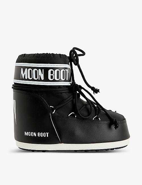 MOON BOOT: Icon Low lace-up shell snow boots