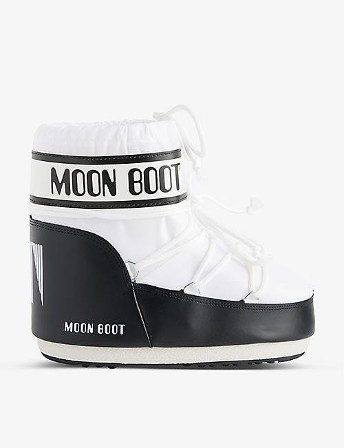 MOON BOOT: Icon Low lace-up shell boots