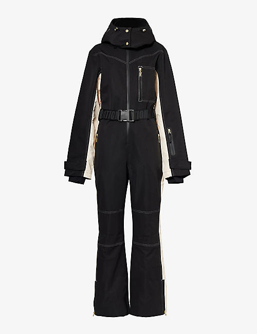 P.E NATION: Summit hooded recycled-polyester ski suit