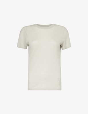 FRENCKENBERGER: Perfect round-neck cashmere knitted T-shirt