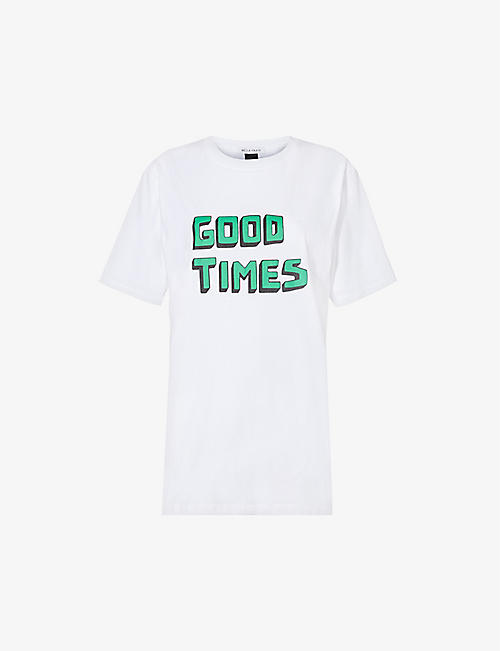 BELLA FREUD: Good Times graphic-print organic-cotton T-shirt
