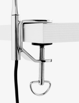 HAY: Apex stainless-steel clip lamp 27cm