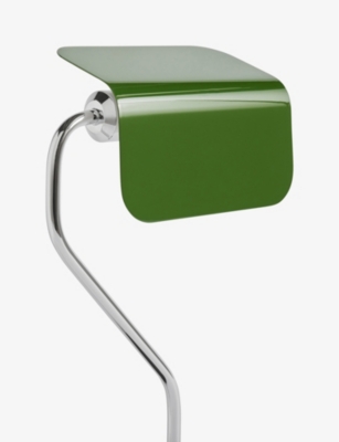HAY: Apex folded-shade chrome-plated brass table lamp 38cm