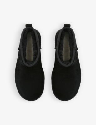 Ugg 'ultramini' Black Boots With Platform In Black
