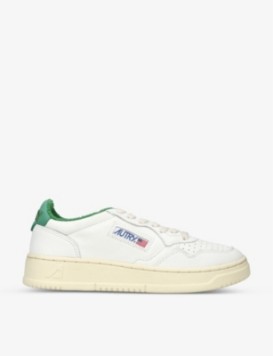 AUTRY - Medalist panelled leather low-top trainers | Selfridges.com