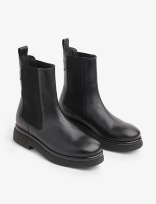 WHISTLES: Aelin leather Chelsea boots