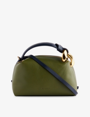 JW ANDERSON：Corner 链条皮革单肩包