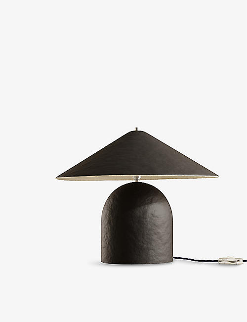PALEFIRE: Pavilion brass table lamp 36cm