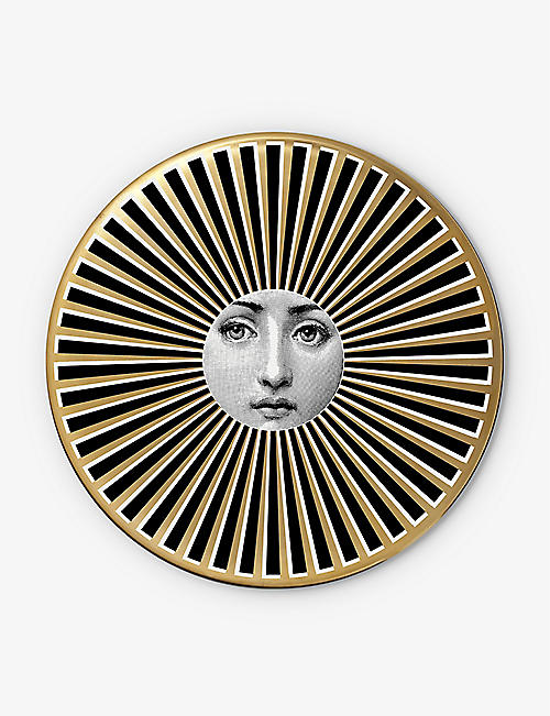 FORNASETTI: Themes and Variations N.247 round porcelain wall plate 26cm