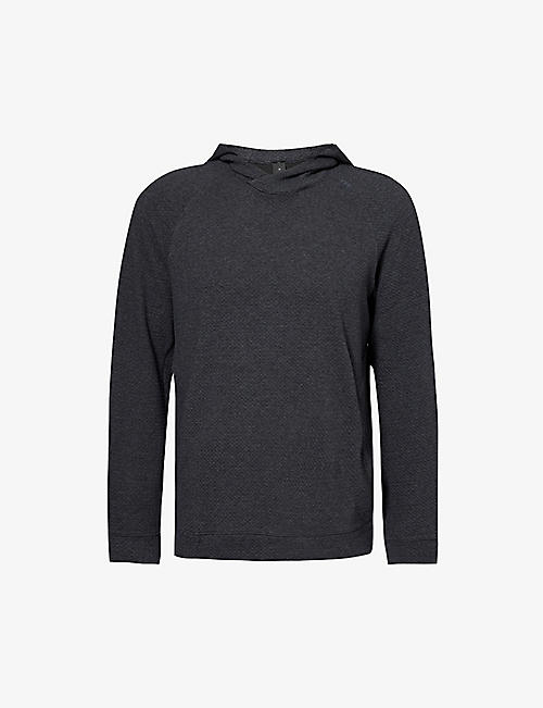 LULULEMON: Slip-pocket regular-fit stretch cotton-blend hooded sweatshirt
