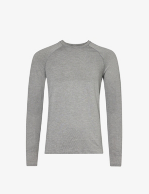 Lululemon Metal Vent Tech Crewneck Stretch-woven T-shirt In Grey