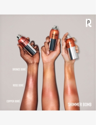RABANNE: Shimmer Bomb face and body spray-on glitters