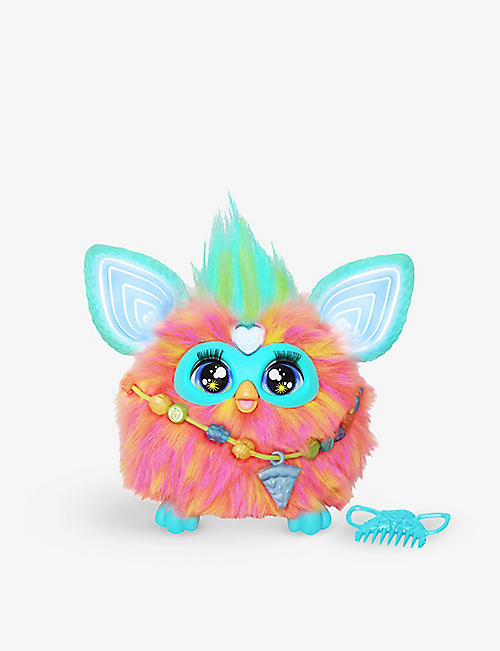FURBY: Coral Furby interactive soft toy 23cm