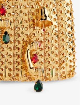Shop Rabanne Womens Dali Gold 1969 Dali Brass Shoulder Bag 1 Size