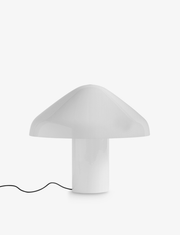 Pao mushroom-shape glass table lamp 35cm