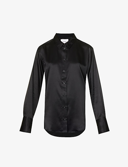 FRAME: The Standard regular-fit stretch-silk shirt
