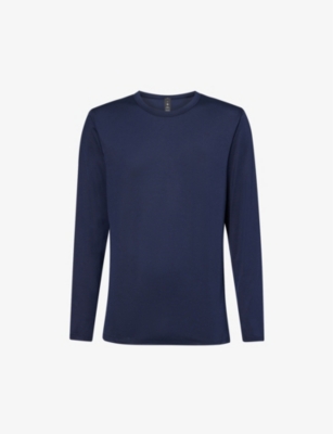 LULULEMON: Fundamental long-sleeved cotton-blend T-shirt