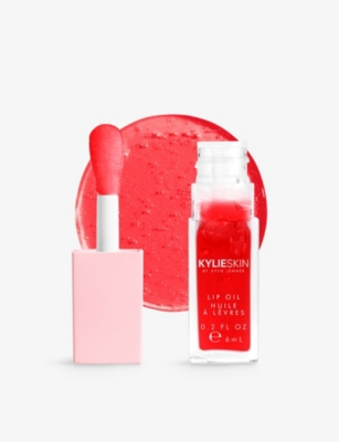 Shop Kylie Skin Lip Oil 6ml In Pomegranate