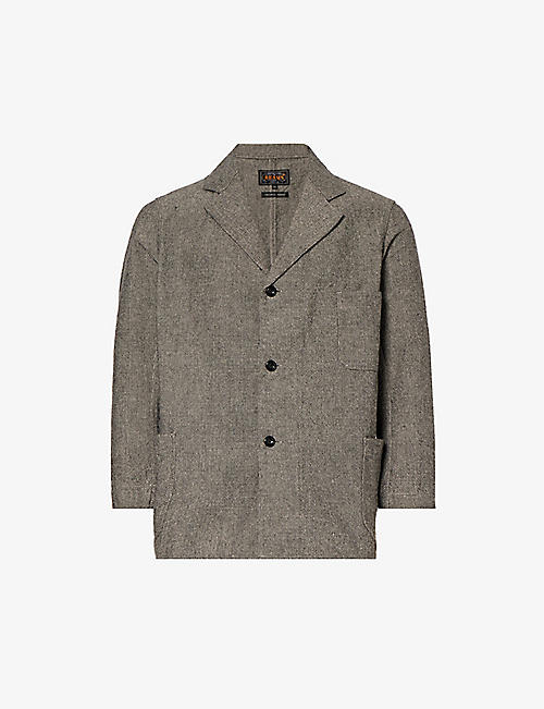 BEAMS PLUS: Single-breasted notched-lapel relaxed-fit woven jacket