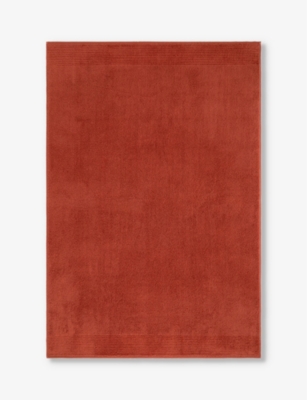 OLIVIER DESFORGES: Alizee ribbed cotton bath sheet 100cm x 150cm